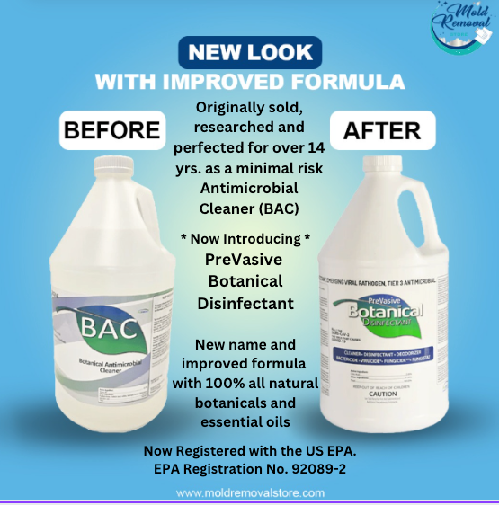 BAC - Now named PreVasive Botanical Disinfectant